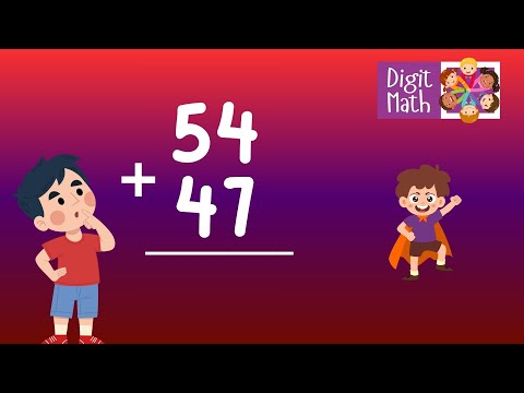 Adding 2-Digit Numbers With Regrouping | Double-Digit Addition | Elementary Math