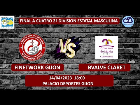 ✳️ FINETWORK GIJON 🆚  BVALVE CLARET    💢  #balonmano   2ª DIVISION ESTATAL   🏆 FINAL FOUR 2023