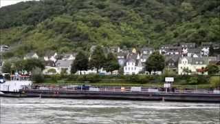 preview picture of video 'Rheinfahrt von Vallendar nach St Goar / Loreley'