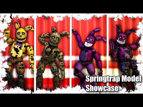 [FNAF SFM] Springtrap Model Showcase