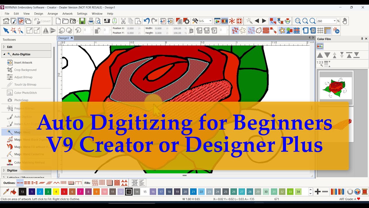 4  Using the Auto Digitizing tools for beginners