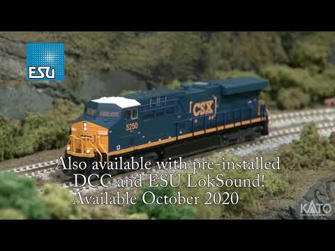 Kato Product Preview - September 2020 - N GE ES44AC/DC CSX and CN