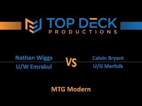 Modern w/ Commentary 10/24/17: Nathan Wiggs (U/W Emrakul) vs. Calvin Bryant (U/G Merfolk)