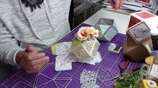 Craft Buddy Forever Flowerz Geometric Vase - Stanzen Set- Anleitung