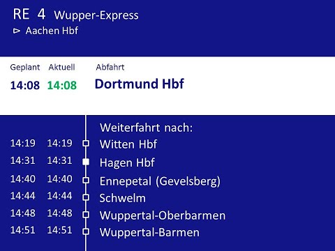 [DB Regio NRW] Ansagen RE4 Dortmund - Aachen