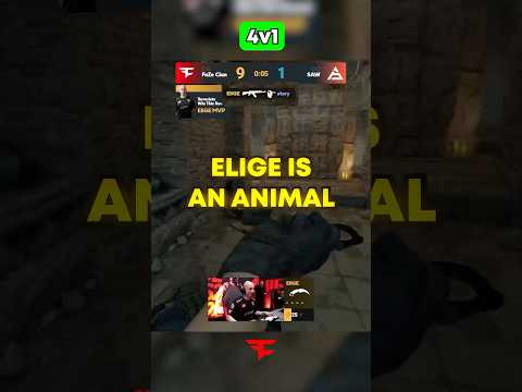 EliGE Is An ANIMAL 🔥 4K Against SAW #cs2