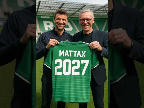 Thomas Müller wechselt zu Rapid Wien – offizielles KI Transfer-Video zum Wechsel