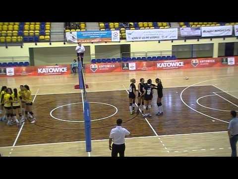Sokół 43 AZS AWF Katowice vs PLKS Pszczyna końcówka I seta