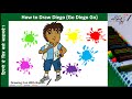 How To Draw Diego Márquez Diego From Go Diego Go Diego From Dora The Explorerचे चित्र