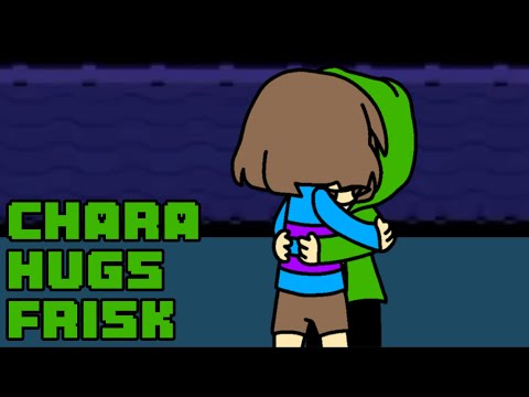 Chara hugs Frisk [Storyshift]