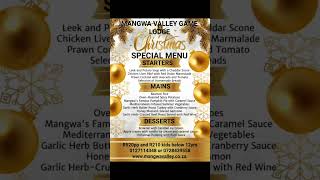 Christmas Lunch Menu 2024