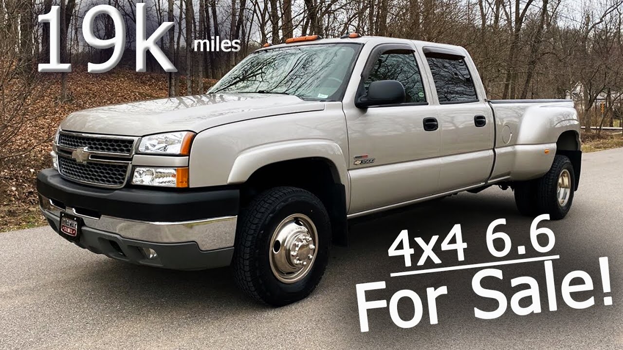 LOW MILE 6.6 Duramax For Sale: 2005 Chevy Silverado 3500 ...