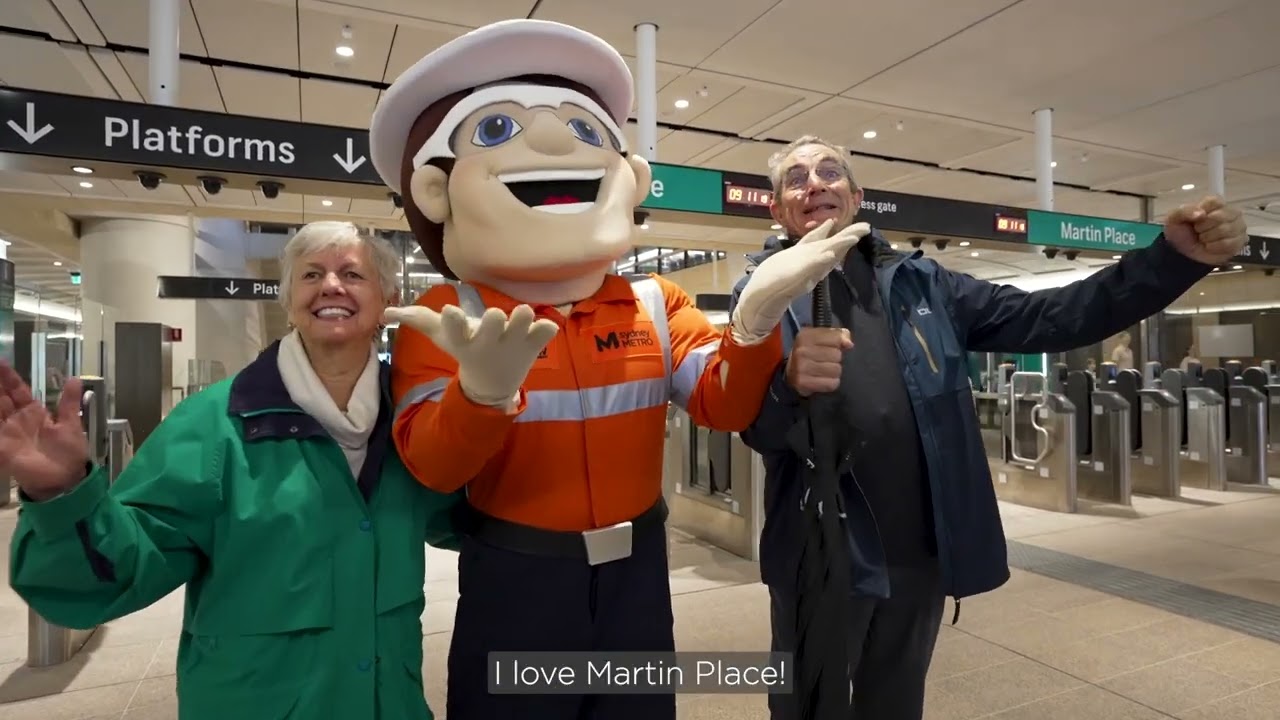 Video thumbnail for Martin Place Metro Station Community Open Day