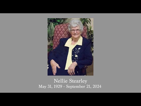 Celebration of Life — Nellie Stearley