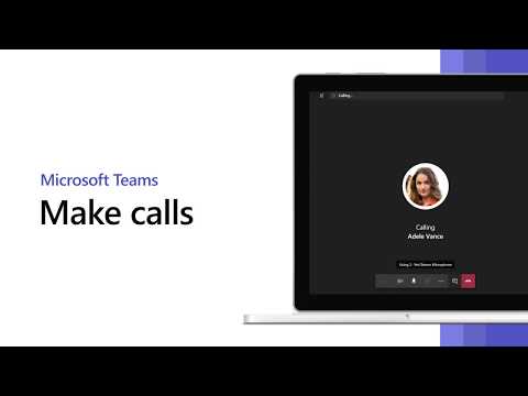 How to make calls with Microsoft Teams