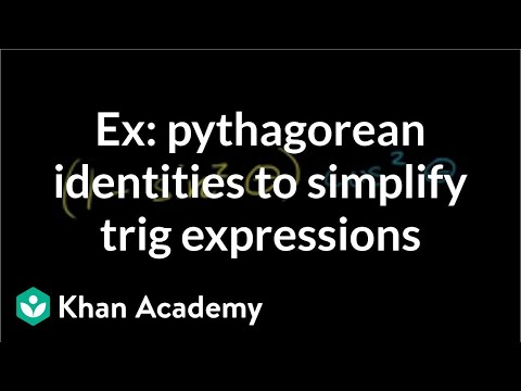 Using Trigonometric Identities Video Khan Academy