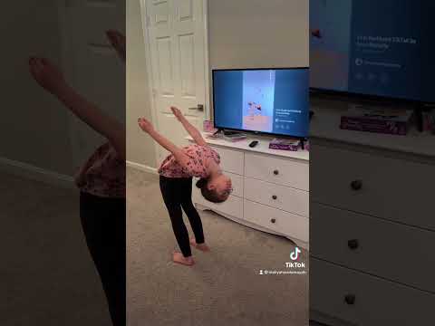 Anna McNulty challenge practice, backbend