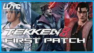 TEKKEN 8 FIRST PATCH! First NERFS! Devil Jin, Dragunov, Jun, Jack