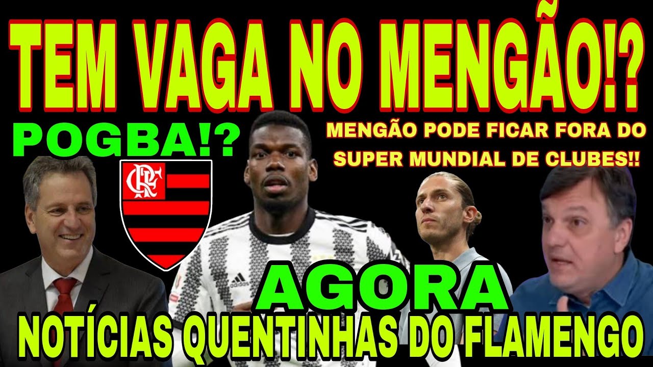 FLAMENGO: POGBA NO MENGÃO!? TEM VAGA!? FLA FORA DO SUPER MUNDIAL!? COMENTARISTA VOLTA A DE LUIS E+