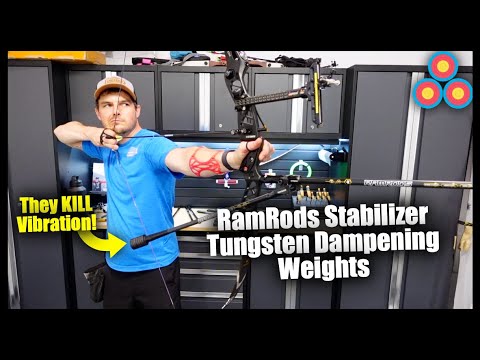 RamRods Stabilizer Tungsten Dampening Weights Review | Archery Vibration Reduction
