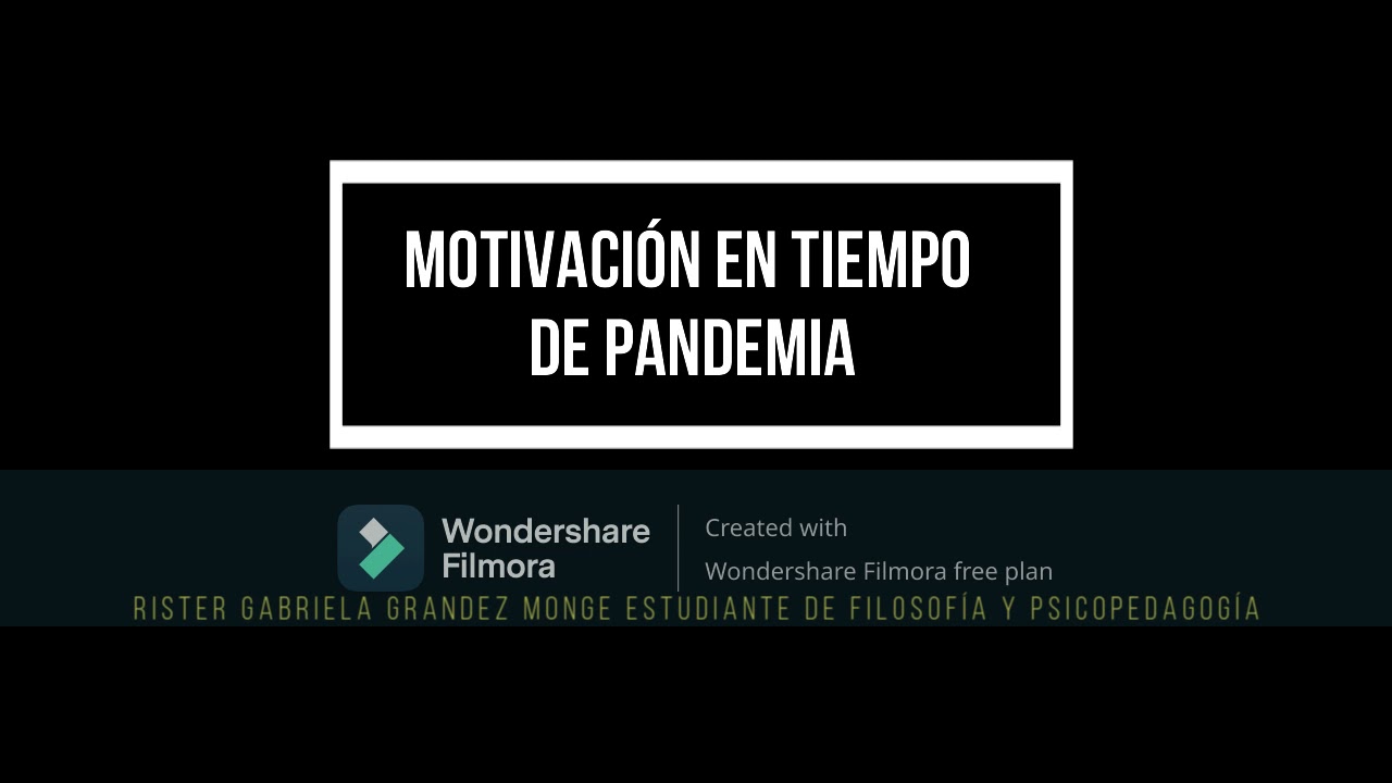 Motivacion en tiempos de pandemia 💪