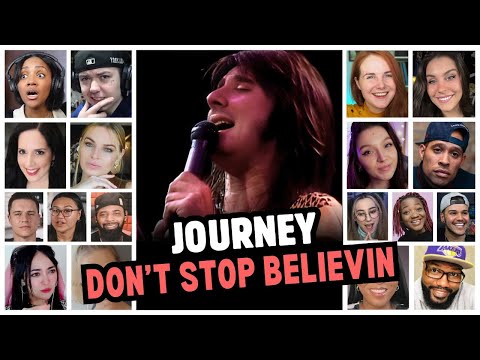 Journey - Don't Stop Believin (1981 Live Houston) Reaction Compilation
