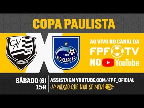 Votuporanguense 1 x 1 Rio Claro - Copa Paulista 2018
