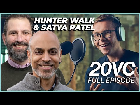 Homebrew’s Hunter Walk & Satya Patel: Why $100M is Not Enough to Execute a Seed Strategy | 20VC #972