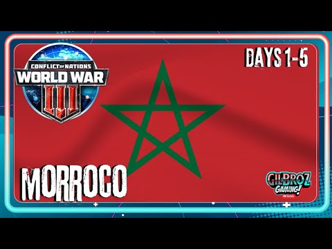 Morocco Playthrough - Conflict of Nations World War 3 - Mobile / Desktop Game / Days 1-5