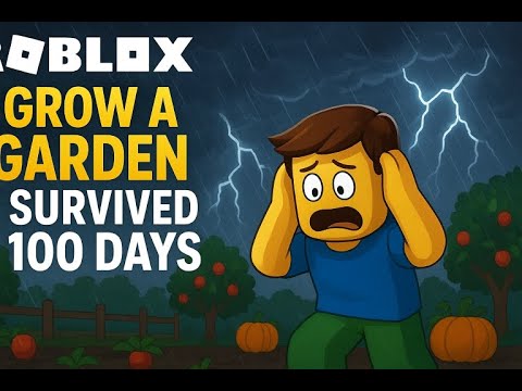 I survived 100 days in grow a garden ft. cosmic glassier (grow a garden fairy update)