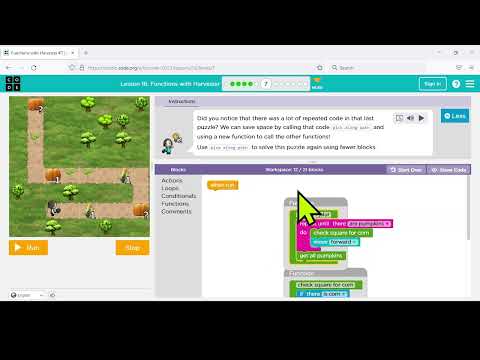 Course E 2021 Lesson 16 : Functions with Harvester