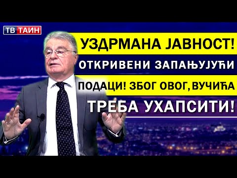Dejan Lučić: "Ovo je svima promaklo, Vučića treba uhapsiti zbog ovoga"! Tv Tain