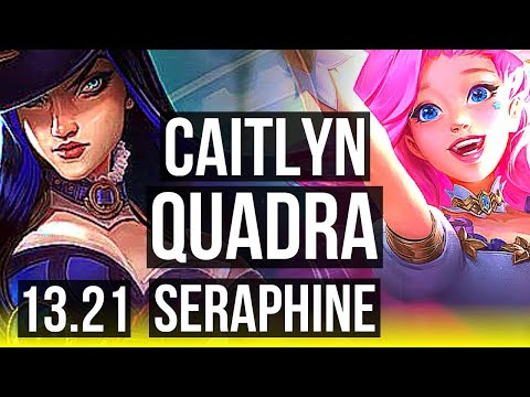 CAIT & Karma vs SERAPHINE & Senna (ADC) | Quadra, 13/2/6, 1.4M mastery | EUW Challenger | 13.21
