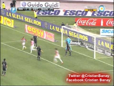 River 1 Estudiantes 2  (Relato Pablo Giralt) Torneo Inicial 2013 (3/11/2013)