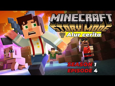 Minecraft Story Mode Episode 4 Storyline In Just 18 Minutes!!