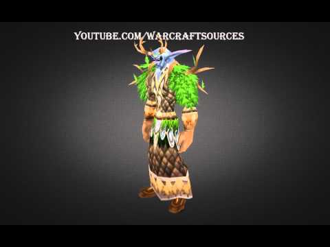 Night Elf Druid Tier 1 armor set - T1 - Cenarion Raiment