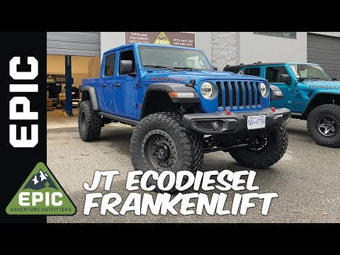 EPIC EcoDiesel Gladiator Frankenlift... Teraflex, Falcon Shocks, EVO Mfg, Black Rhino, Maxxis Oh My