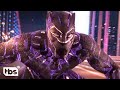 The Intense Car Chase Scene From Black Panther Clip TBS