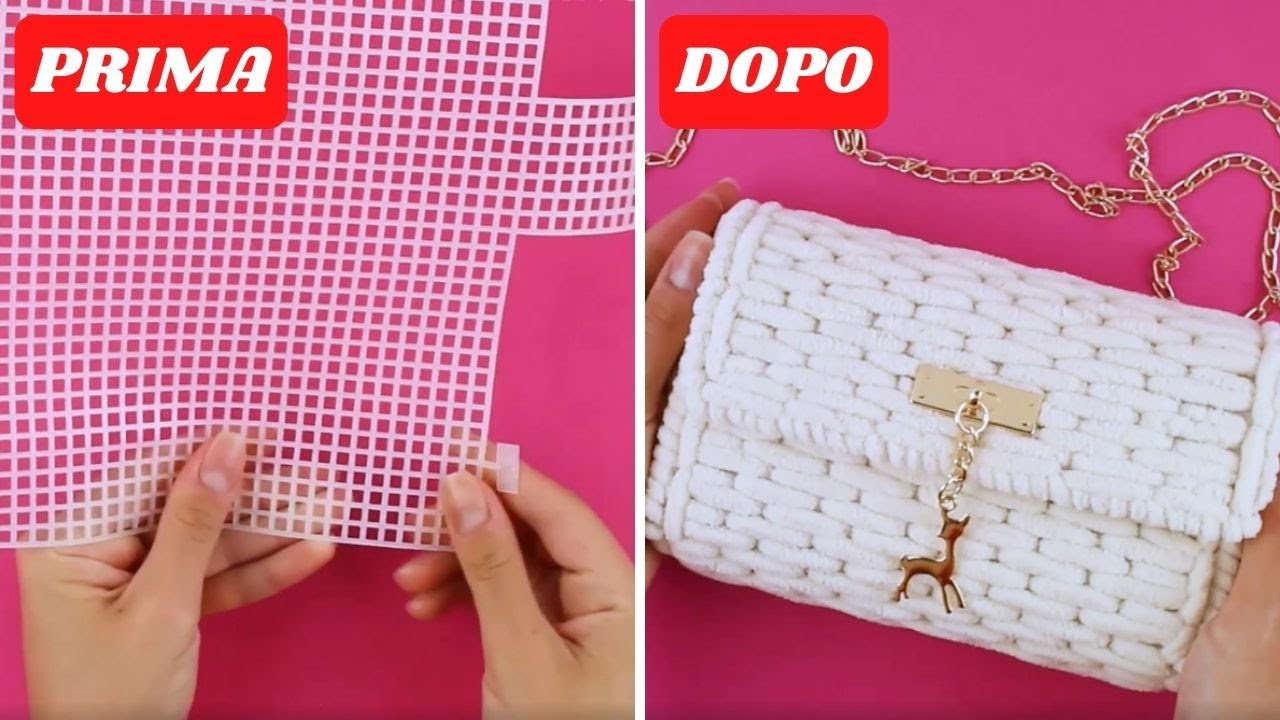 2 facili BORSE con le reti da giardino 😍