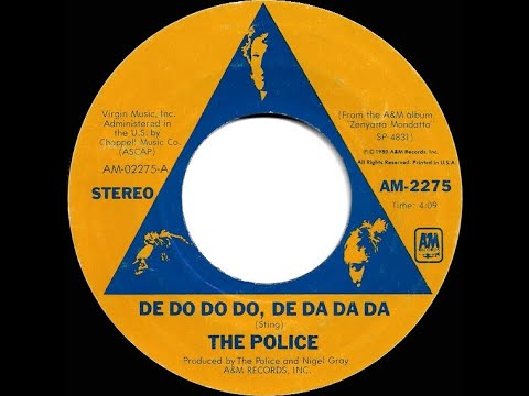 1981 HITS ARCHIVE: De Do Do Do, De Da Da Da - The Police (stereo 45)