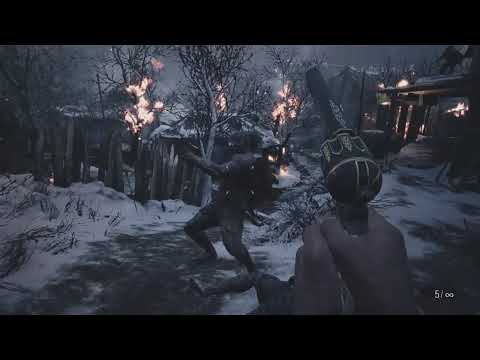 Lycan Attack Easily Resolved With Infinite Magnum Ammo. Resident Evil Village