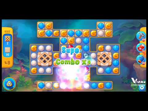 Fishdom. 9312 level no boosters and diamonds. 14 moves