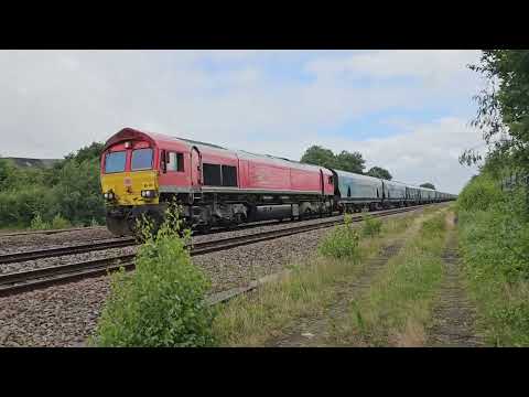 Trains at Hatfield & Stainforth and Kirk Sandall Station 3/7/23. Plenty of Steel today!!!!!