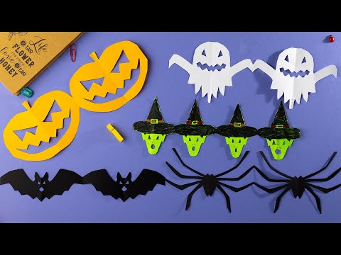 Easy Halloween Paper Crafts