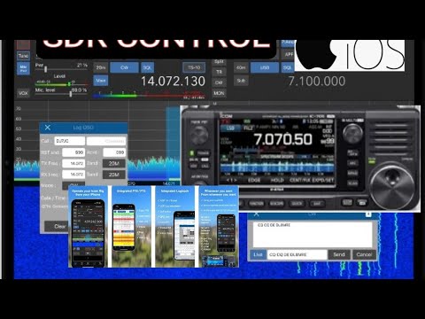 CONNECTION SETTINGS - SDR CONTROL - ICOM IC- 705