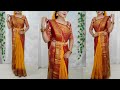 How to wear saree in different Style/Saree wearing new styles/Saree Draping styles @Saundaryaa