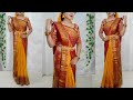 How To Wear Saree In Different Style Saree Wearing New Styles Saree Draping Styles Saundaryaa