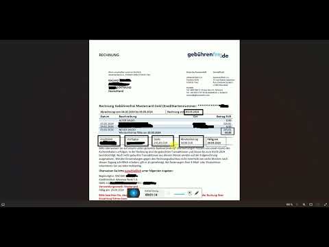 Kostenlose Masterkart Gold, 0€ Gebühren, 0€ Zinsen, Rechnung Nummer 1