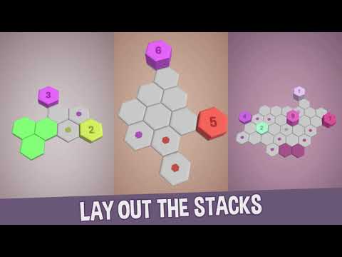 Hexa Tiles: 3D Stack Puzzle video thumbnail