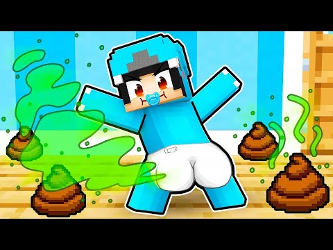 Omz - We Played Minecraft In BABY MODE!